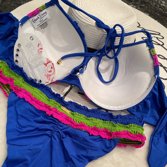 NWT  Beach bunny bikini push up XL/L set - Picture 7 of 16